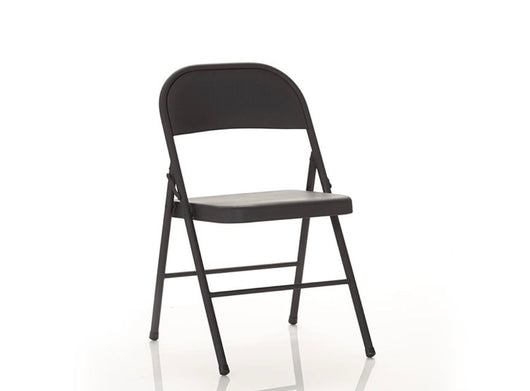 Mainstays Steel Folding Chair (4 Pack), Black- NEW IN BOX!!! (Minor scratches from shipping)
