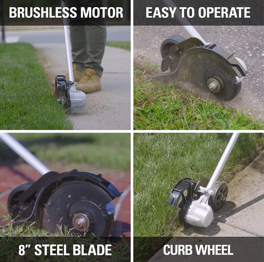 Greenworks 40V 8" Brushless Edger, 5.0Ah USB Battery and Charger Included!! NEW IN BOX!!