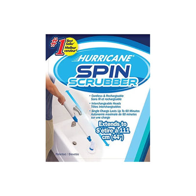 Hurricane Spin Scrubber Cordless Rechargeable Power Scrubber by BulbHead 1 Pack**New in box**