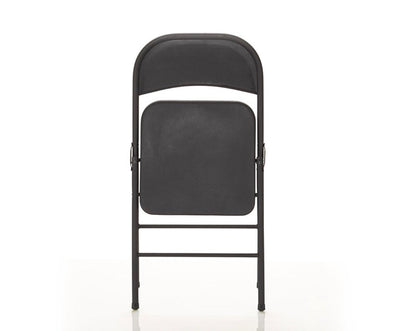 Mainstays Steel Folding Chair (4 Pack), Black- NEW IN BOX!!! (Minor scratches from shipping)