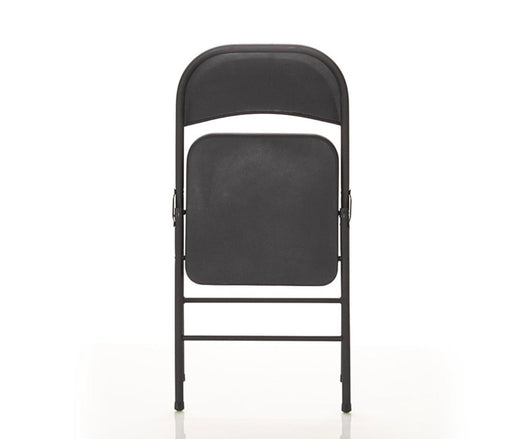 Mainstays Steel Folding Chair (4 Pack), Black- NEW IN BOX!!! (Minor scratches from shipping)