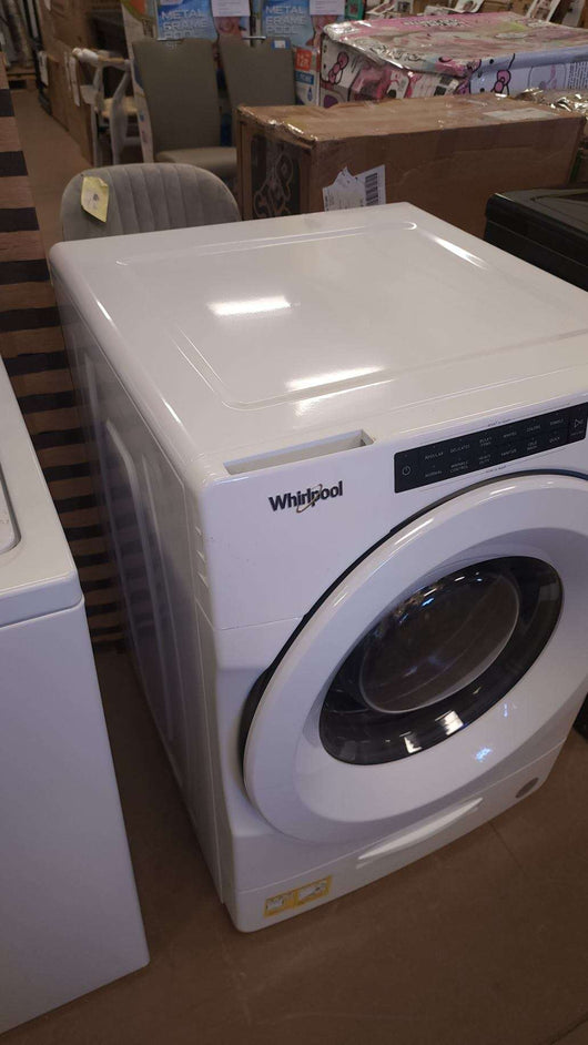 Whirlpool 4.5-cu ft Closet-Depth High-Efficiency Front Load Washer with Load and Go Dispenser - White USED - TESTED & WORKS GREAT!