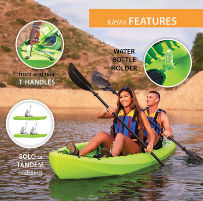 Lifetime Kokanee 10’6” Tandem Kayak, Green!! BRAND NEW!!