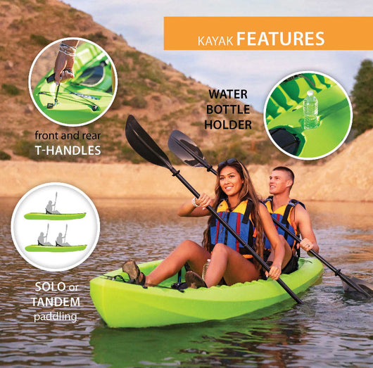Lifetime Kokanee 10’6” Tandem Kayak, Green!! BRAND NEW!!