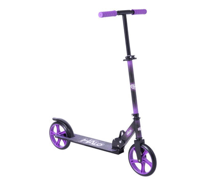 HALO Rise Above Supreme Big Wheel Scooter - Purple - Designed For All Riders (Unisex) - 200mm Wheels, Height Adjustable and Folding- NEW IN BOX!!!