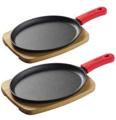 Tramontina Cast Iron Fajita Set, 2-pack (new in the box)