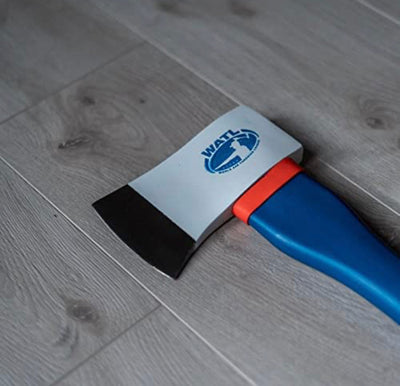 The Patriot: World Axe Throwing League Premium Competition Throwing Axe & Multi-Purpose Camping Axe or Wood Splitting Axe with Rubber and Fiberglass Handle- NEW!!!