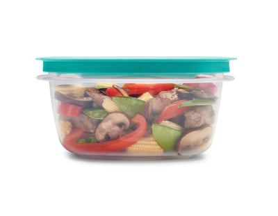 Rubbermaid Flex and Seal Set of 21 Variety Food Storage Containers, Teal Lids- BRAND NEW (Missing 1 Lid!!!)
