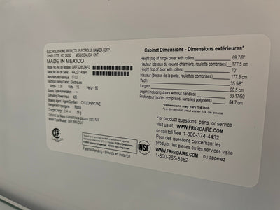 Frigidaire  Gallery 27.8-cu ft French Door Refrigerator with Dual Ice Maker (Smudge-proof Stainless Steel) ENERGY STAR/ new / scratch and dent unit -