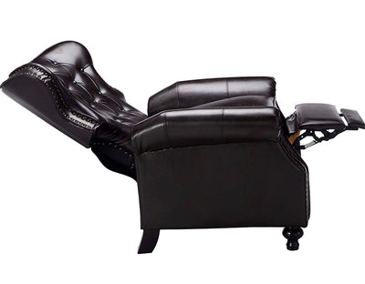 !!REDUCED!! Christopher Knight Home Walder Reconstituted Bycast Leather Recliner, Brown!! NEW AND ASSEMBLED!!