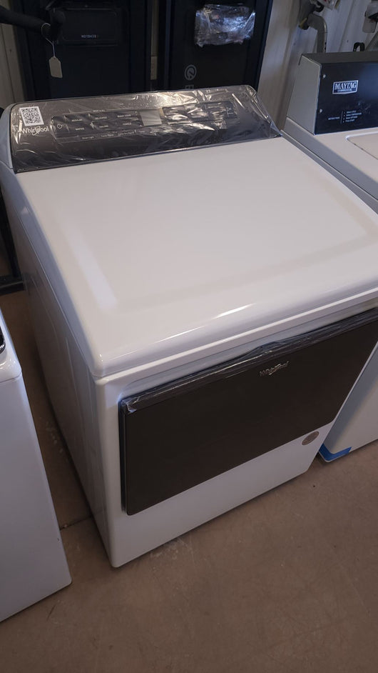 Whirlpool 7.4-cu ft Vented Electric Dryer with Intuitive Controls - White ((USED ONCE -