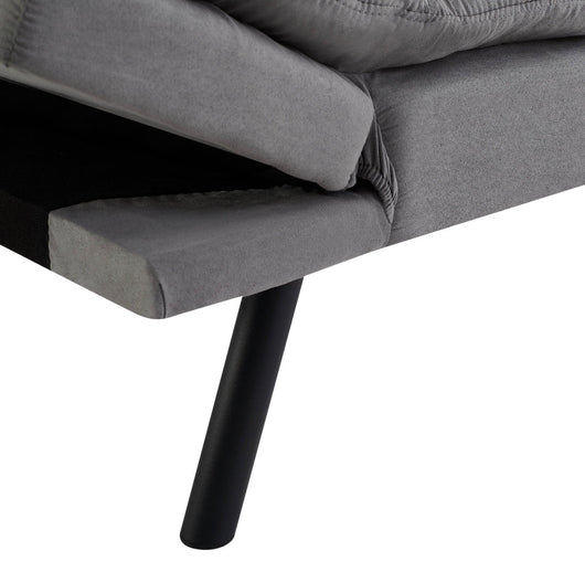 Mainstays Memory Foam Futon, Gray Faux Suede!! NEW IN BOX!!