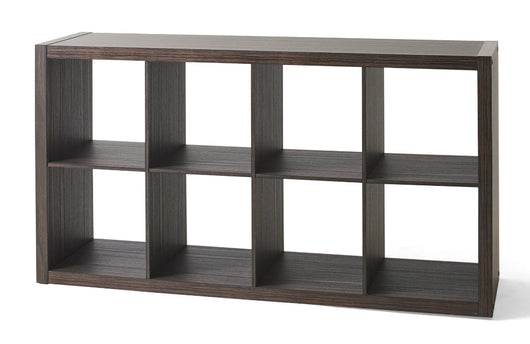 Better Homes & Gardens 8-Cube Storage Organizer, Tobacco Oak!! NEW IN BOX!!