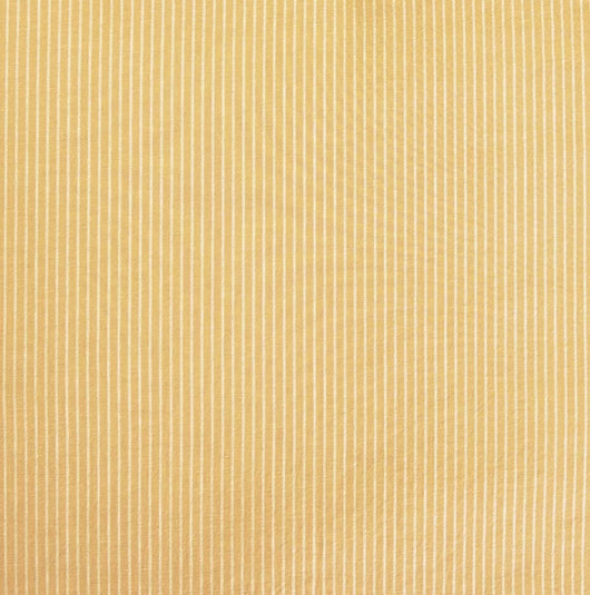 Gap Home Yarn Dyed Washed Chambray Stripe Reversible Organic Cotton Duvet Cover Set, Full/Queen, Mustard, 3-Pieces- NEW!!!