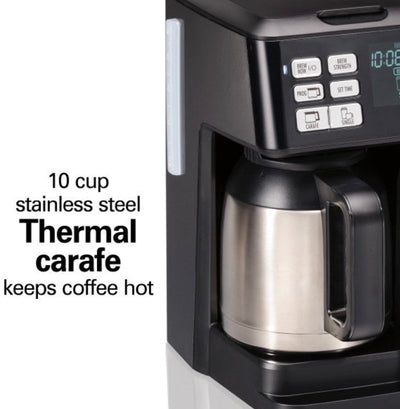 Hamilton Beach FlexBrew Trio Coffee Maker , 10 Cup Thermal, Black & Stainless- USED BUT VERY CLEAN!!!