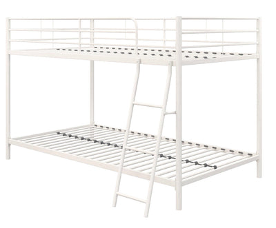 Mainstays Small Space Twin Over Twin Junior Bunk Bed, White!! NEW IN BOX!!!
