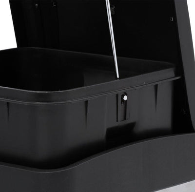 Step N' Sort 2 Compartment Kitchen Garbage Can & Recycling Bin, Silver, 16 gal- NEW OUT OF BOX!!!