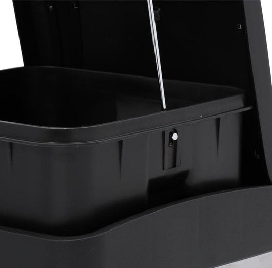 Step N' Sort 2 Compartment Kitchen Garbage Can & Recycling Bin, Silver, 16 gal- NEW OUT OF BOX!!!