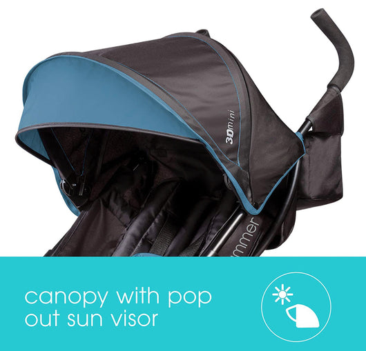 Summer 3Dmini Convenience Stroller, Blue/Black – NEW IN BOX!!!