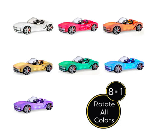 Rainbow High Color Change Car - Convertible Vehicle, 8-In-1 Light-Up, Multicolor, Fits 2 Fashion Dolls- Great Toy Gift for Girls Ages 6-12+- NEW IN BOX!!