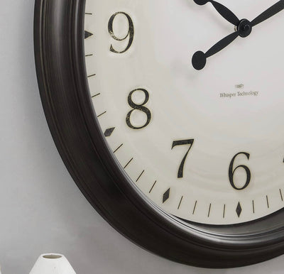 FirsTime & Co.® Avery Whisper Wall Clock, American Crafted, Oil Rubbed Bronze, 20 x 2 x 20- NEW OUT OF BOX!!!
