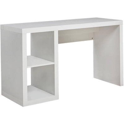 Better Homes & Gardens Cube Storage Office Desk, white**New small damage from shipping**