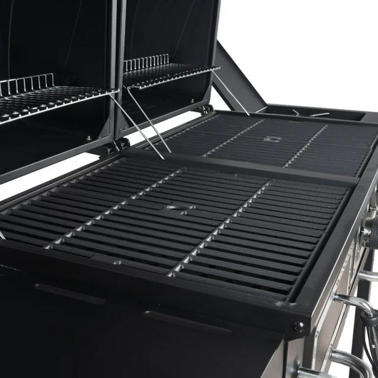 RevoAce Dual Fuel Gas & Charcoal Combo Grill, Black with Stainless! (BRAND NEW IN THE BOX)