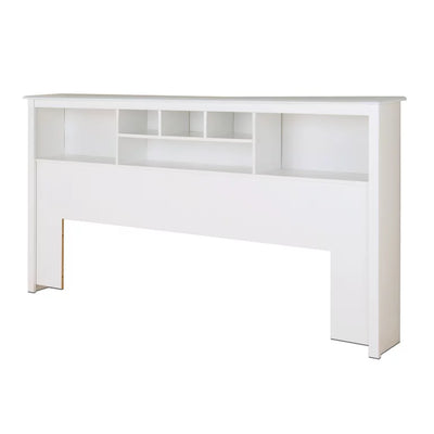 Prepac Monterey White King Bookcase Headboard**New in Box**