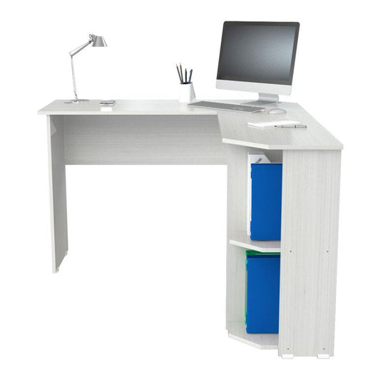 Inval Merlin Melamine L-Shape Office Desk**New in Box**