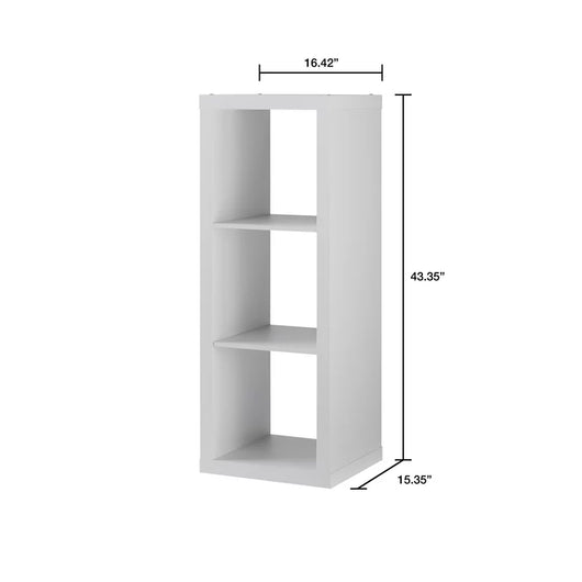 Better Homes & Gardens 3-Cube Storage Organizer, White Texture**New in box**
