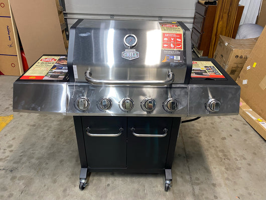 Expert Grill 5-Burner Propane Gas Grill with Side Burner- NEW AND ASSEMBLED!!!! (PLEASE READ DESCRIPTION!!!!)