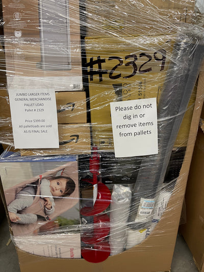 JUMBO LIQUIDATION PALLET- number 2329