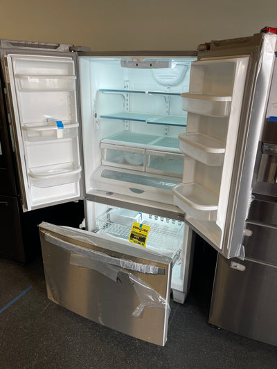 Whirlpool  25.2-cu ft French Door Refrigerator with Ice Maker (Fingerprint Resistant Stainless Steel) ENERGY STAR- new / scratch and dent /