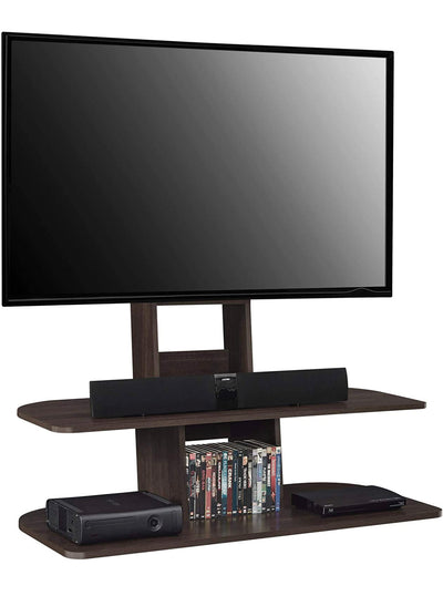 Ameriwood Home Galaxy TV Stand with Mount for TVs up to 65" Wide, Espresso- NEW IN BOX! (Minor scratch from shipping)