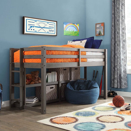 Better Homes & Gardens Greer Twin Loft Storage Bed, Gray**New in Box**