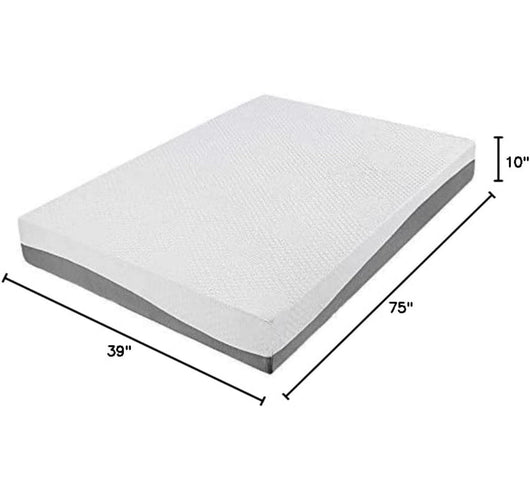 Olee Sleep 10 inch Aquarius Memory Foam Mattress - Twin- NEW IN BOX!!!!