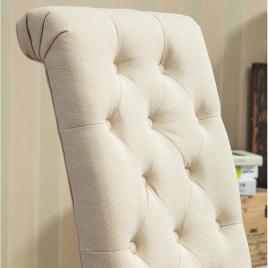 Roundhill Furniture Habit Dining Chair, Set of 2, Tan**New in Box**