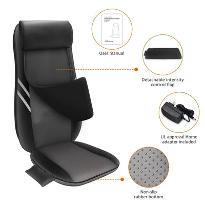 Snailax Shiatsu Back Massager Chair Pad, Full Back Kneading Massage Cushion, Seat Massager Chair with Heat, Gift for Men/ Women!  -Brand new in the box