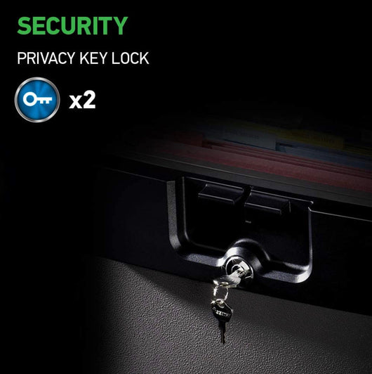 SentrySafe Fireproof and Waterproof Safe Box with Key Lock, File and Document Safe, 0.65 Cubic Feet, 14.3 x 15.5 x 13.5 inches!! NEW OUT OF BOX!!