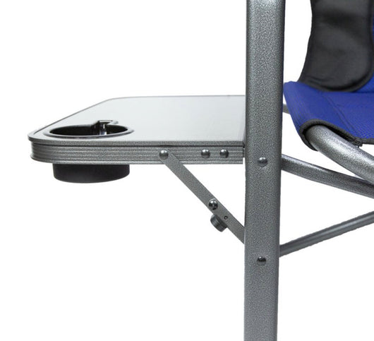Ozark Trail Camping Director Chair, Blue, Adult- NEW OUT OF BOX!!!