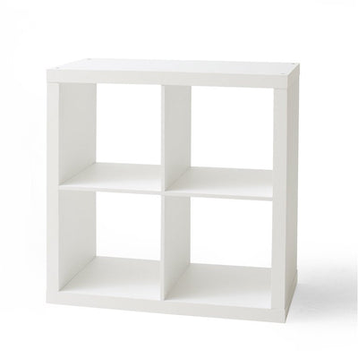 Better Homes & Gardens 4-Cube Storage Organizer, Textured White**New in box**