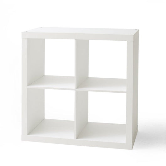 Better Homes & Gardens 4-Cube Storage Organizer, Textured White**New in box**