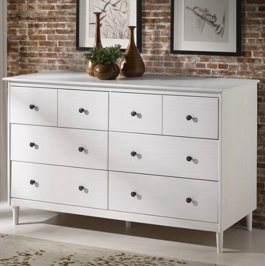6 Drawer Solid Wood Dresser in White- NEW IN BOX!!!