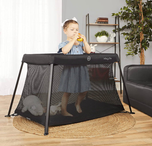 Dream On Me Travel Light Playard, Black- NEW IN CARRY BAG!
