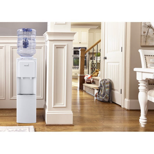 Primo Water Dispenser Top Loading, Hot, Cold Temperature, White**New in Box**
