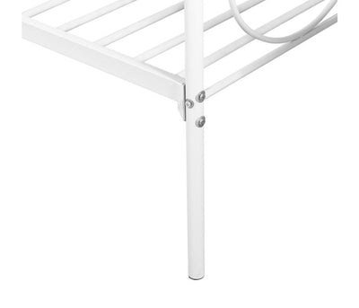 Furinno Angeland Carca Metal Daybed, Twin Size, White- NEW IN BOX!!!!