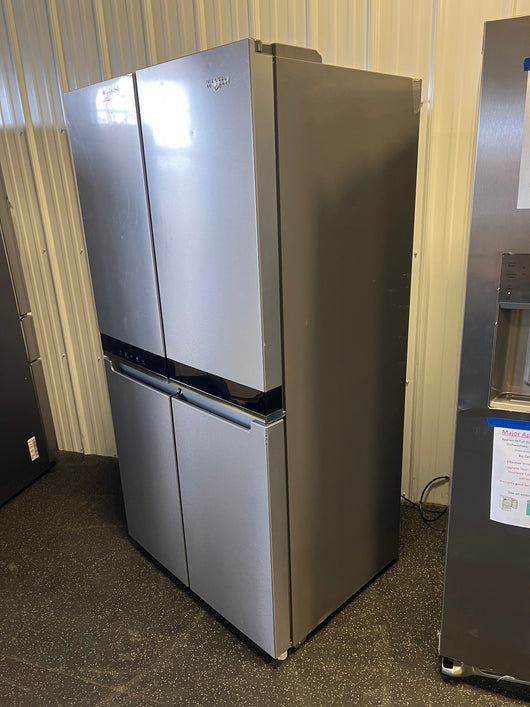 Whirlpool 19.4-cu ft 4-Door Counter-depth French Door Refrigerator with Ice Maker (Fingerprint-resistant Stainless Finish) ENERGY STAR!! NEW OUT OF BOX!!
