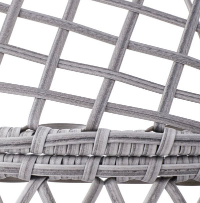 Better Homes & Gardens Kid's Ventura Outdoor Stationary Wicker Woven Egg Chair, Gray- NEW & ASSEMBLED!!
