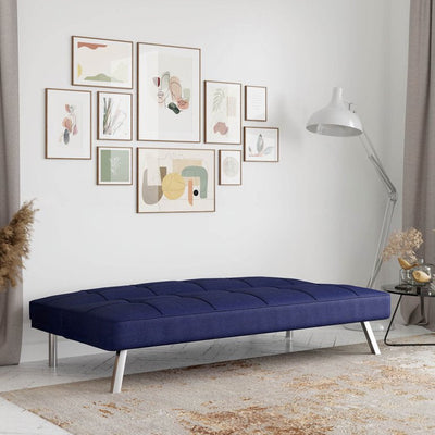 Serta Chelsea Convertible Sofa, Lounger and Full Size Bed, Blue Fabric**New in Box**