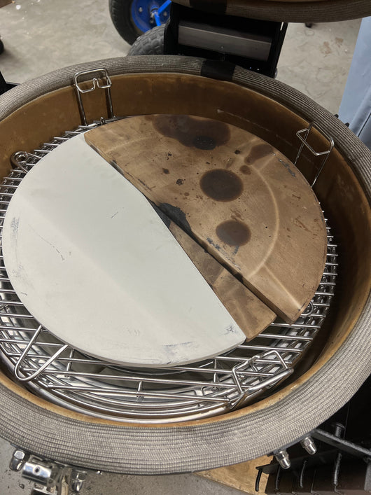 Kamado Joe Classic II 18” Charcoal Grill, Red!!! (Grill is used once but all accessories and inserts are brand new never used, please see photos!)